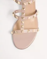 Valentino Rockstud Calfskin Ankle Strap Sandal 60 Mm - Image 3